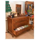 Burl 3-Drawer Chest / Dresser