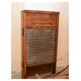Slim Storage Cabinet with Washboard Door