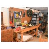 Work Bench, Workshop, Tools