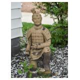 Chinese Warrior Garden Statue