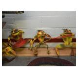 Frog Band Garden Decor