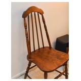 Antique Wooden Spindle Back Chair