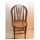 Antique Side Chair with Cane Seat