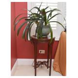 Vintage Round Side Table, House Plants