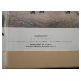 Framed Horse Racing Print (Ruffian), Signed