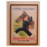 Vintage Loterie Nationale / Grand Prix de Paris Horse Racing Poster