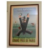 Vintage Loterie Nationale / Grand Prix de Paris Horse Racing Poster