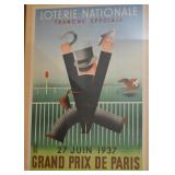 Vintage Loterie Nationale / Grand Prix de Paris Horse Racing Poster