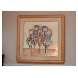 Framed G. Rodo Boulanger Print
