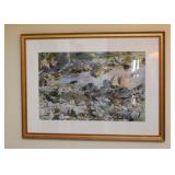 Framed Watercolor / Artwork, Signed by Artist