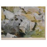 Framed Watercolor / Artwork, Signed by Artist