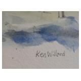 Framed Watercolor / Artwork, Signed by Artist