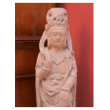 Chinese Guanyin Statue (Clay / Pottery)