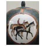 Chinese Porcelain Jar with Horses