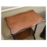 Antique Turned Spindle Leg Table (there are 2 of these)