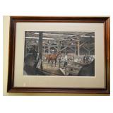 Framed Art Print (Horses)