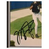 Michael Jordan Baseball Autographed Photo, Framed