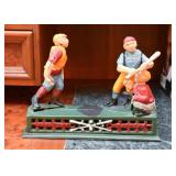 Cast Iron Baseball Bank