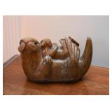 Stone Carving / Sculpture (Otters)