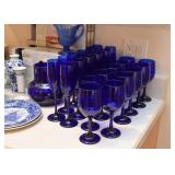 Cobalt Blue Stemware