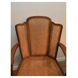 Vintage Chair with Cane Back & Seat