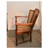 Vintage Chair with Cane Back & Seat