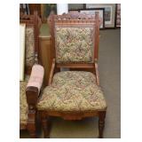 Victorian Side Chairs (2 Matching Side Chairs & 1 Armchair)