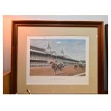 Framed Horse Racing Prints