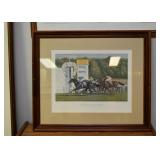 Framed Horse Racing Prints