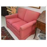 Vintage Pink Loveseat / 2-Seat Sofa