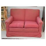 Vintage Pink Loveseat / 2-Seat Sofa