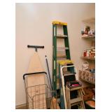 Aluminum Ladders, Ironing Board, Household Goods