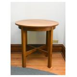 Mission Oak Round Side Table by Stickley