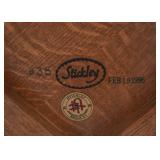 Mission Oak Round Side Table by Stickley