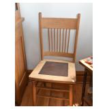 Antique Spindle Back Side Chairs