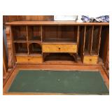 Antique Victorian Secretary with Display Hutch