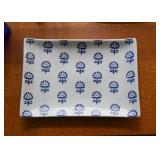 Blue & White Pottery Dish / Platter