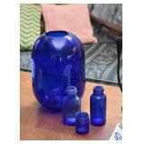 Cobalt Blue Glass (Vases, Bottles, Etc.)