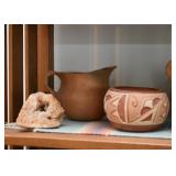 Native American / Columbian Pottery, Mineral & Stone Specimens