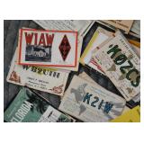 Vintage Radio Station Cards