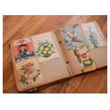 Scrapbook of Vintage Greeting Cards