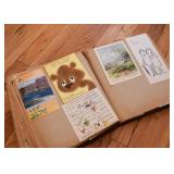 Scrapbook of Vintage Greeting Cards