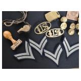 Vintage Military Buttons, Badges, Patches, Accessories, Etc.