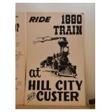 Ride 1800 Train Poster