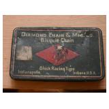 Black Racing Type Bicycle Chain by Diamond Chain (with original tin)