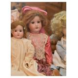 Antique / Vintage Bisque, Porcelain & Composition Dolls