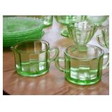 Green Depression Glass