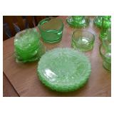 Green Depression Glass