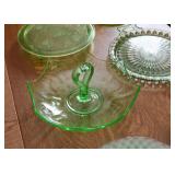 Green Depression Glass
