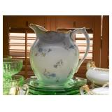 Hand Painted Porcelain Pitcher
